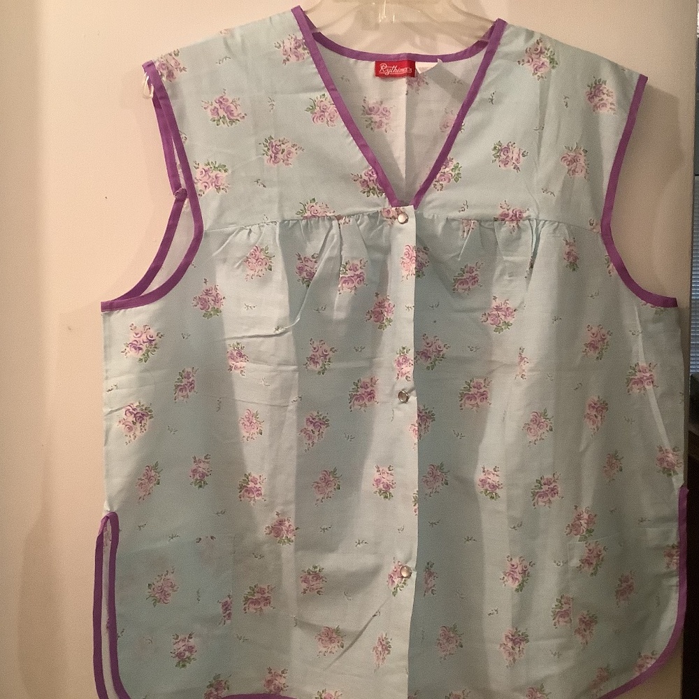 Cobbler apron house coat vest Smock Ladies plus size 3X NEW